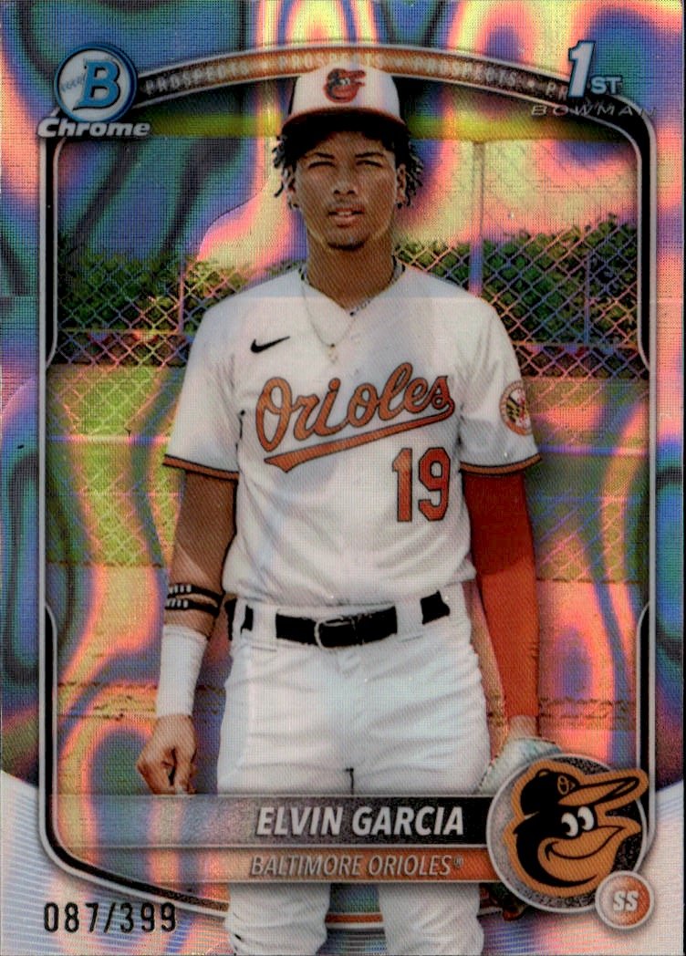 2024 Bowman Chrome Elvin Garcia graded slab