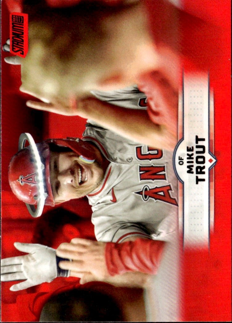 2023 Stadium Club Mike Trout graded slab