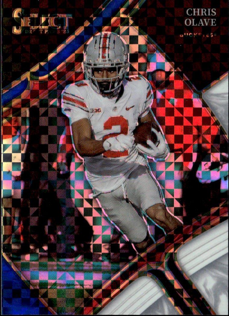 2023 Select Draft Picks Chris Olave graded slab