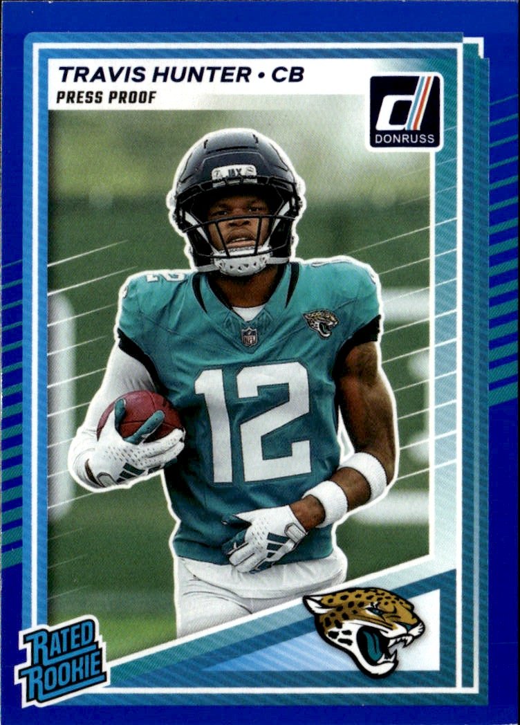 2025 DONRUSS TRAVIS HUNTER graded slab