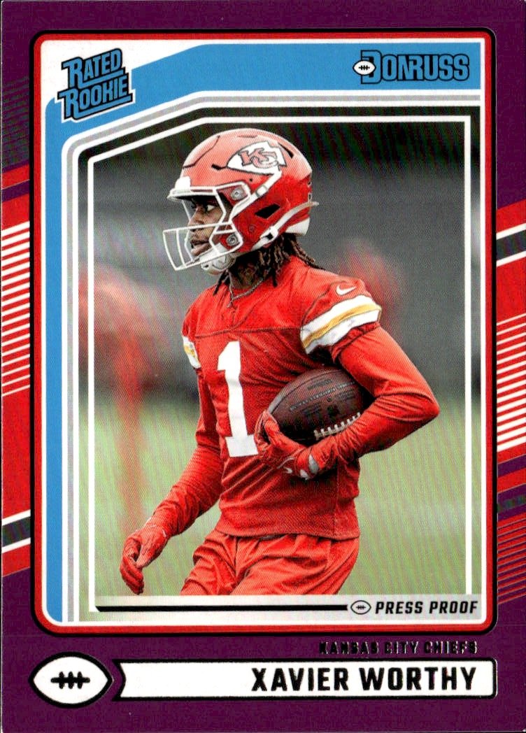 2024 Donruss Xavier Worthy graded slab