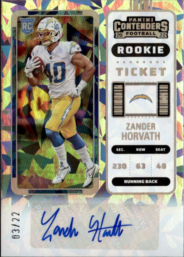 2022 Contenders Zander Horvath graded slab