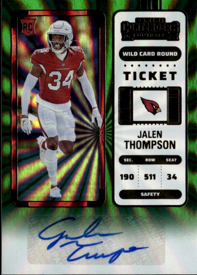 2022 Contenders Jalen Thompson graded slab