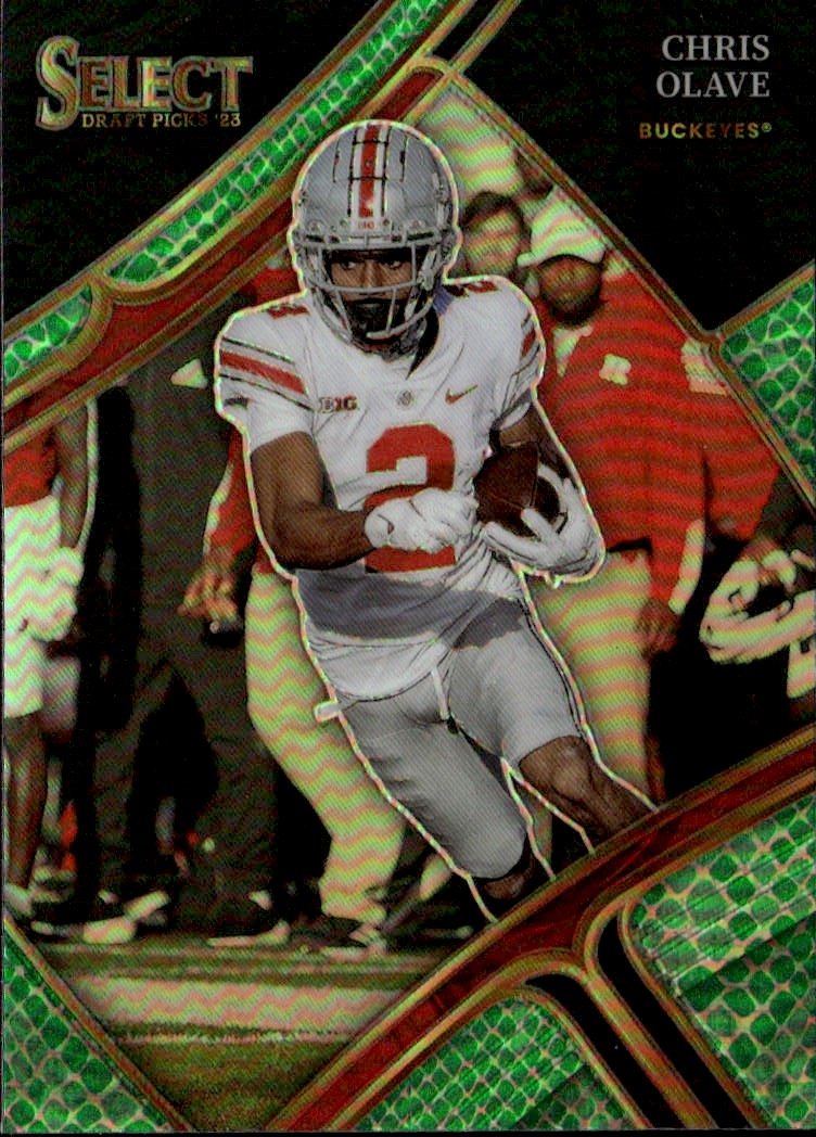 2023 Select Draft Picks Chris Olave graded slab