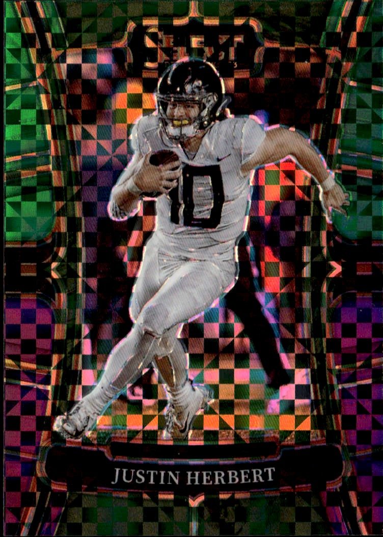 2023 Select Draft Picks Justin Herbert graded slab