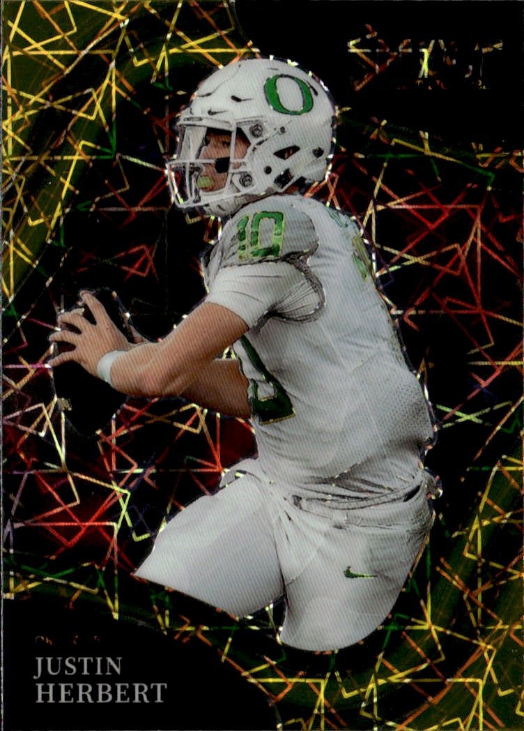 2022 Select Draft Picks Justin Herbert graded slab
