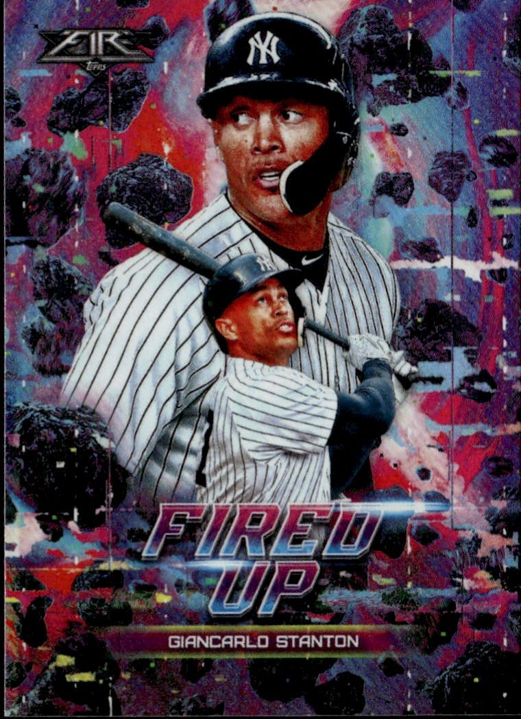 2023 TOPPS FIRE GIANCARLO STANTON graded slab