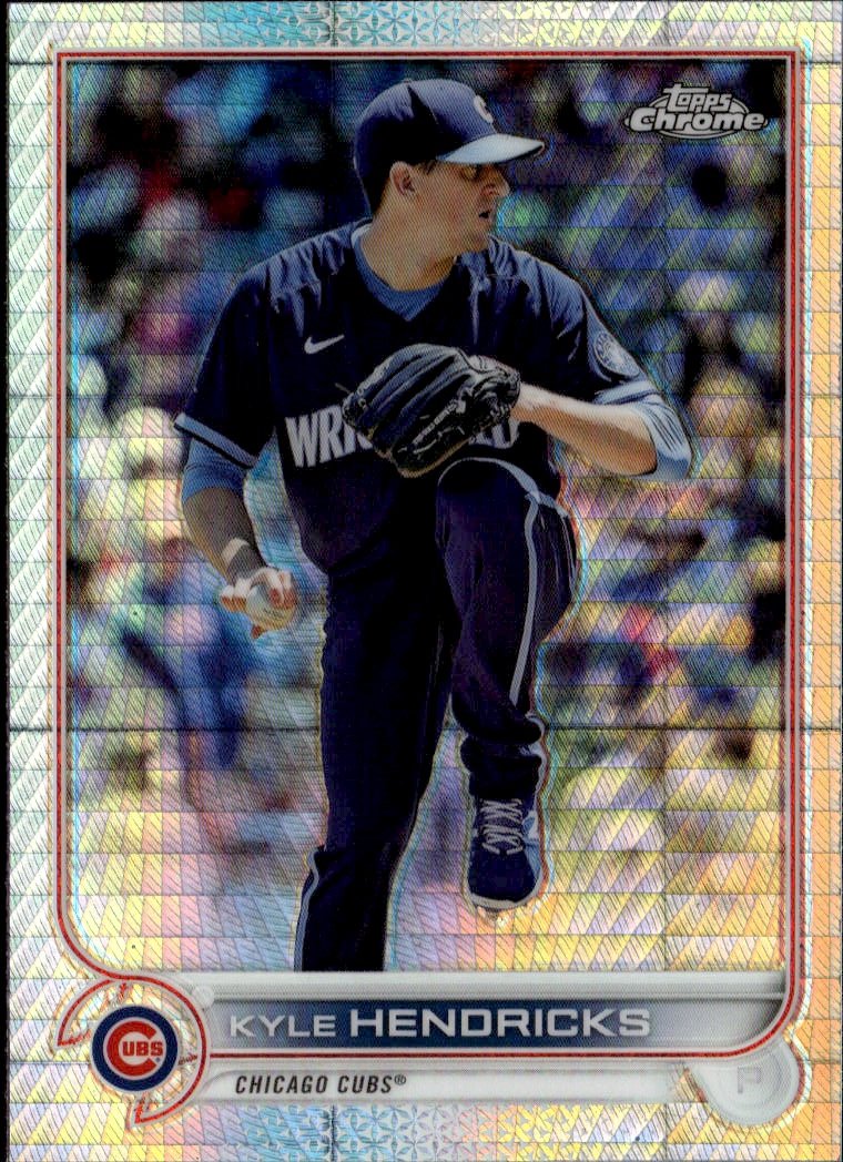 2022 TOPPS CHROME KYLE HENDRICKS graded slab