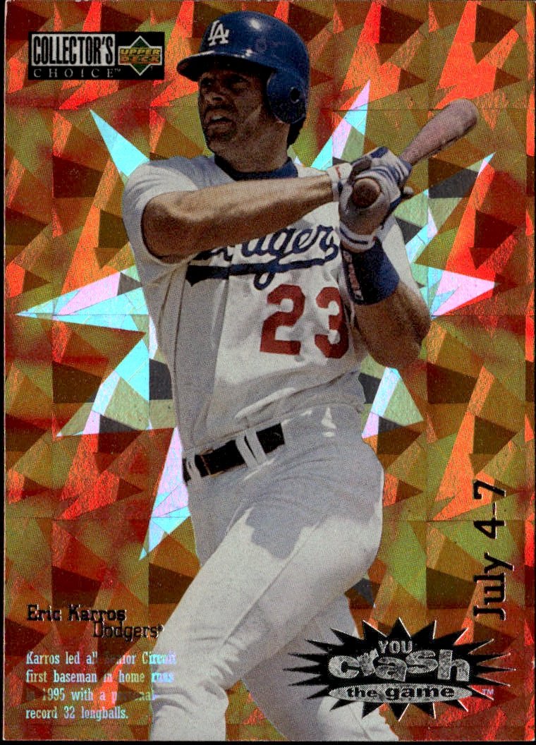 1996 COLLECTOR'S CHOICE ERIC KARROS graded slab