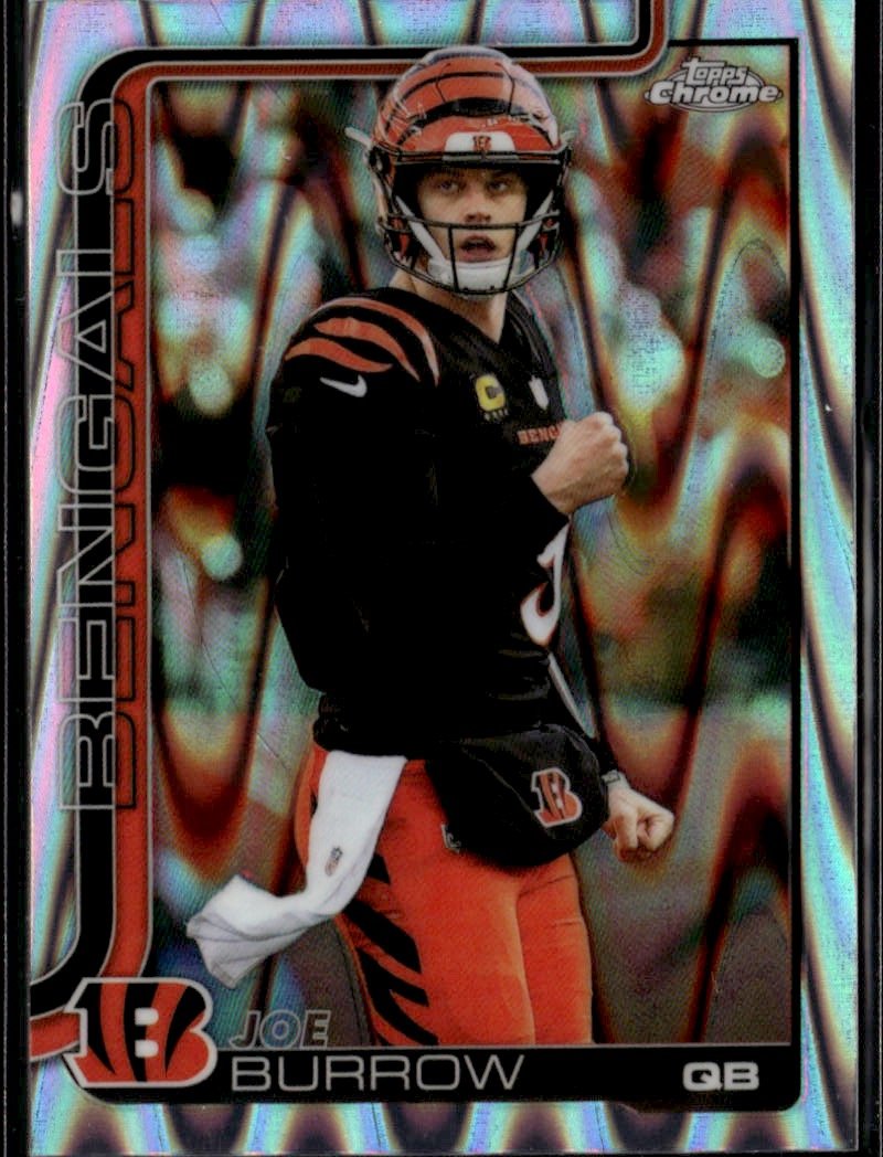 2025 Topps Chrome Joe Burrow graded slab