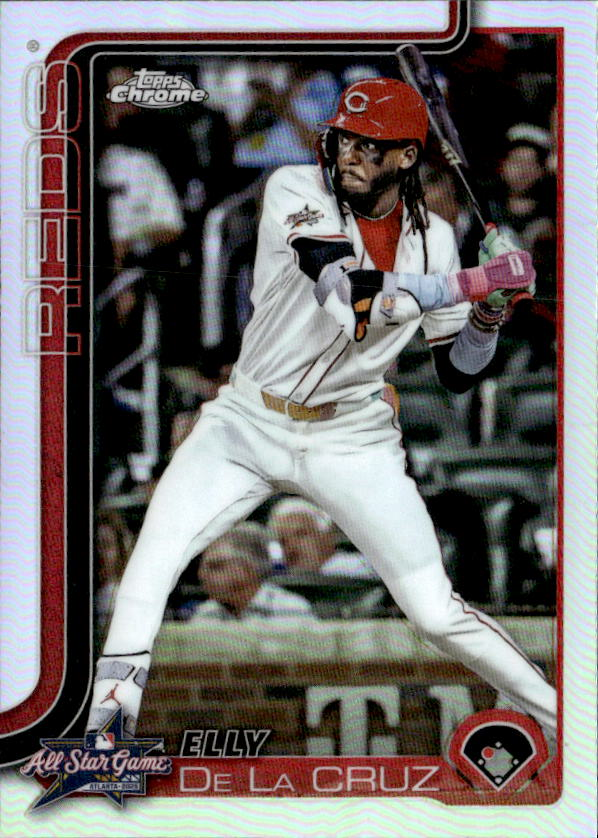 ELLY DE LA CRUZ — 2025 TOPPS CHROME GEM/MT — graded card auctioned from the MPE vault