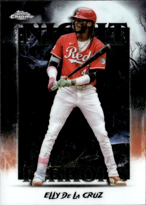 ELLY DE LA CRUZ — 2025 TOPPS CHROME GEM/MT — graded card up for auction