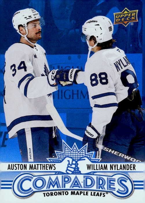 2025 Upper Deck Auston Matthews / William Nylander graded slab