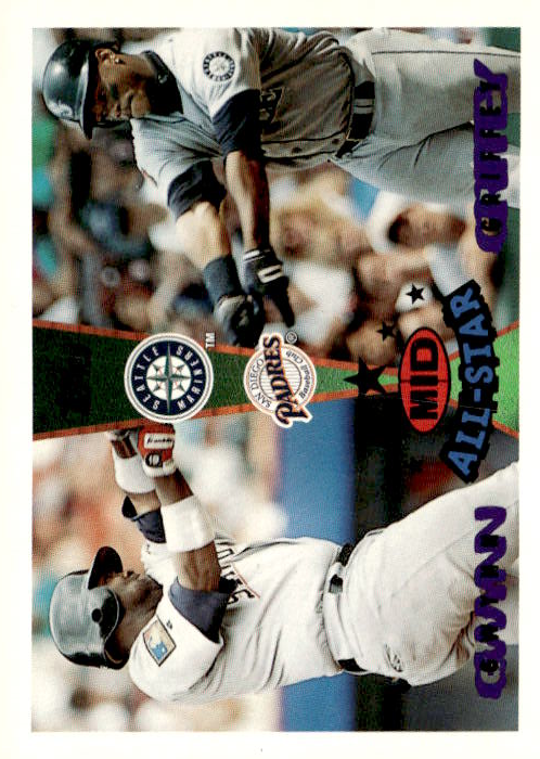 1995 TOPPS K.GRIFFEY JR. / T.GWYNN graded slab