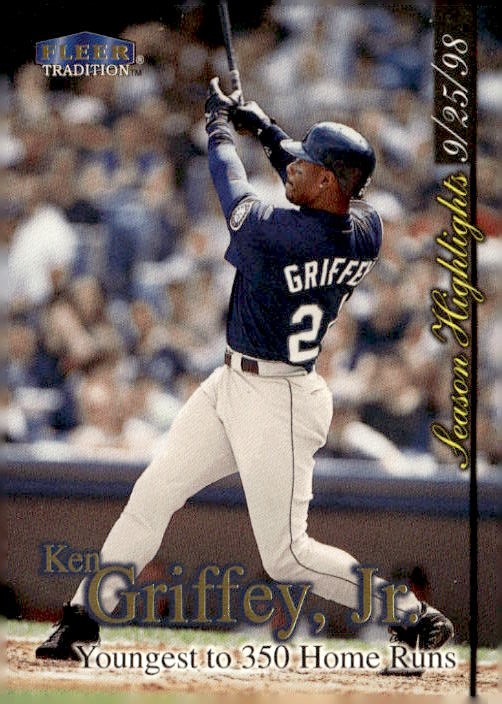 1998 Fleer Tradition Ken Griffey Jr. graded slab