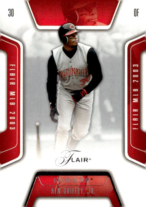 2003 Flair Ken Griffey Jr graded slab