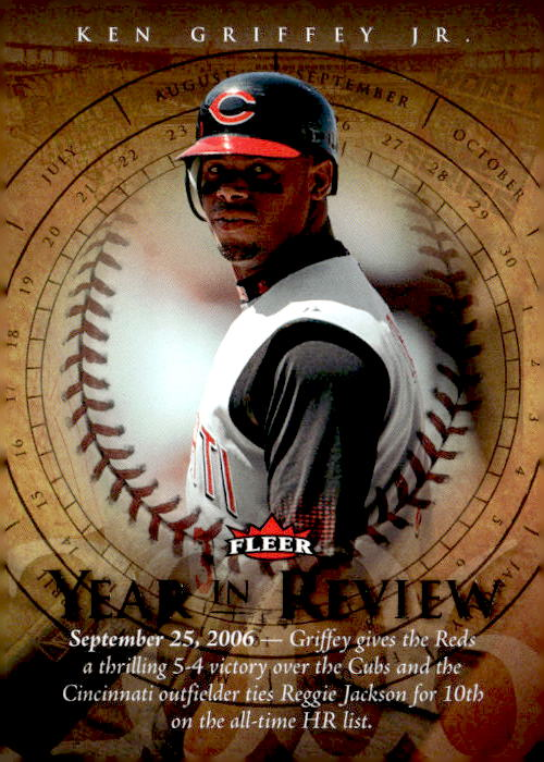 2007 Fleer Ken Griffey Jr. graded slab