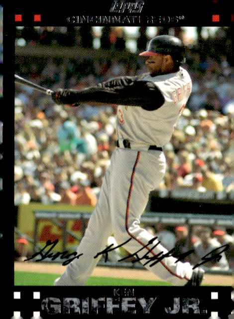 2007 Topps Ken Griffey Jr. graded slab