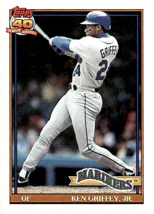 1991 TOPPS KEN GRIFFEY JR. graded slab