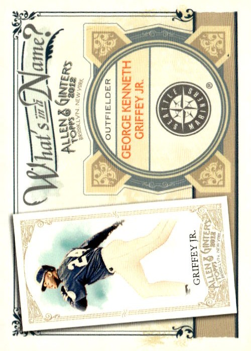 2012 Allen & Ginter Ken Griffey Jr. graded slab