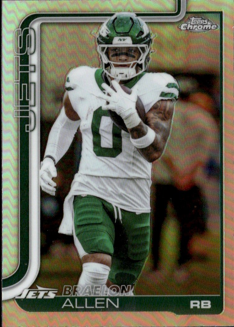 2025 Topps Chrome Braelon Allen graded slab