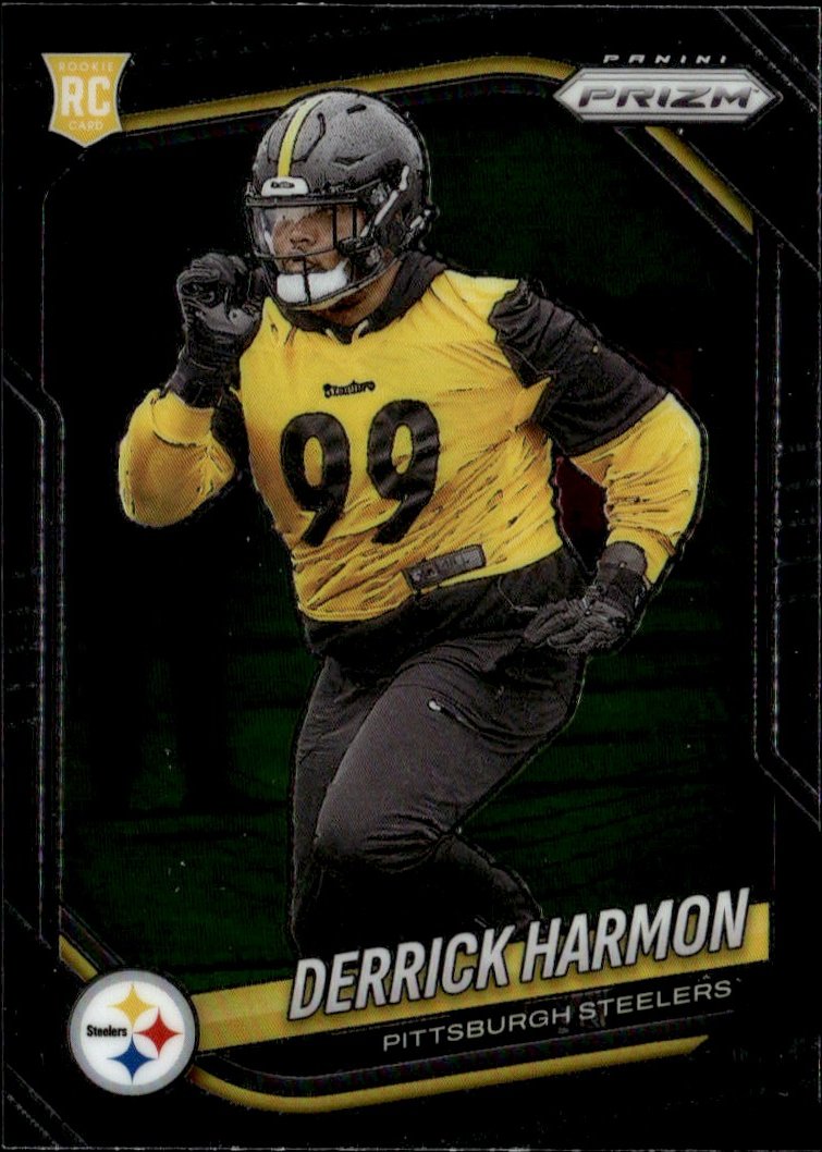 2025 Prizm Derrick Harmon graded slab