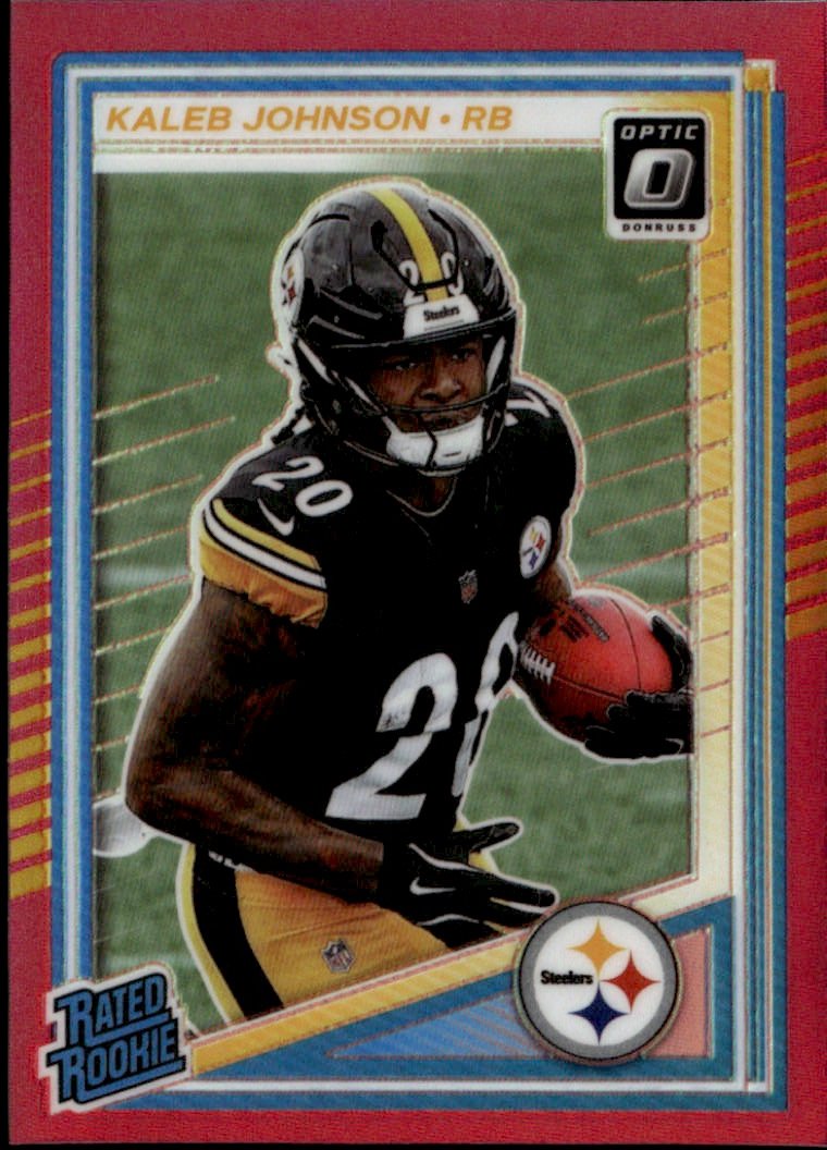 2025 Donruss Optic Kaleb Johnson graded slab