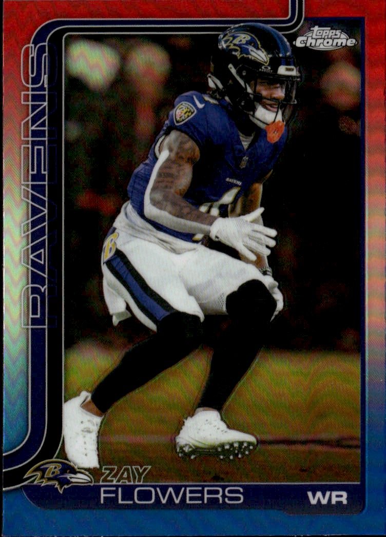 2025 Topps Chrome Zay Flowers graded slab