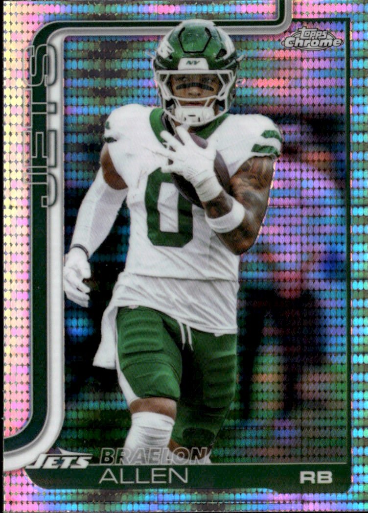 2025 Topps Chrome Braelon Allen graded slab