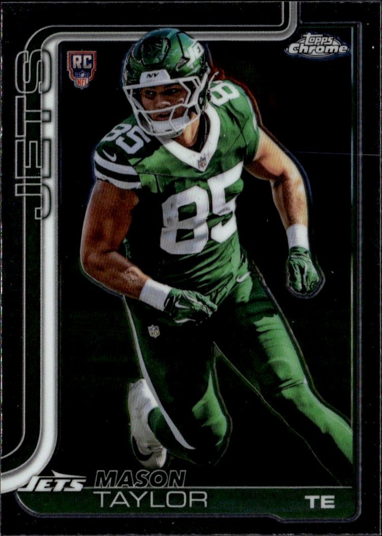 2025 Topps Chrome Mason Taylor graded slab