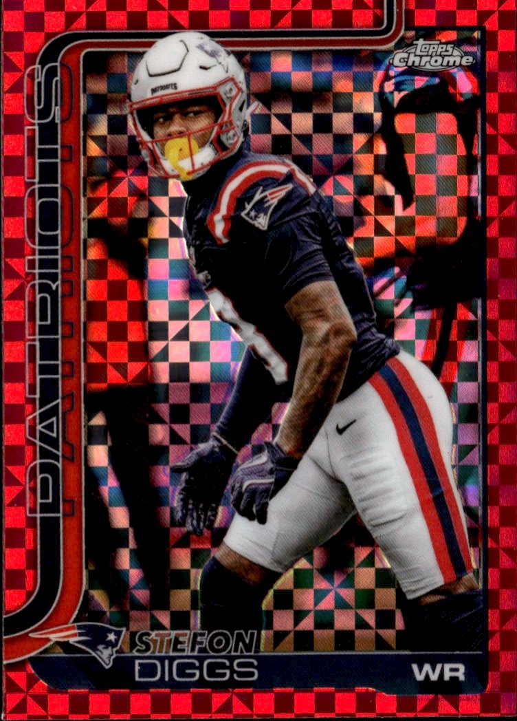 2025 Topps Chrome Stefon Diggs graded slab