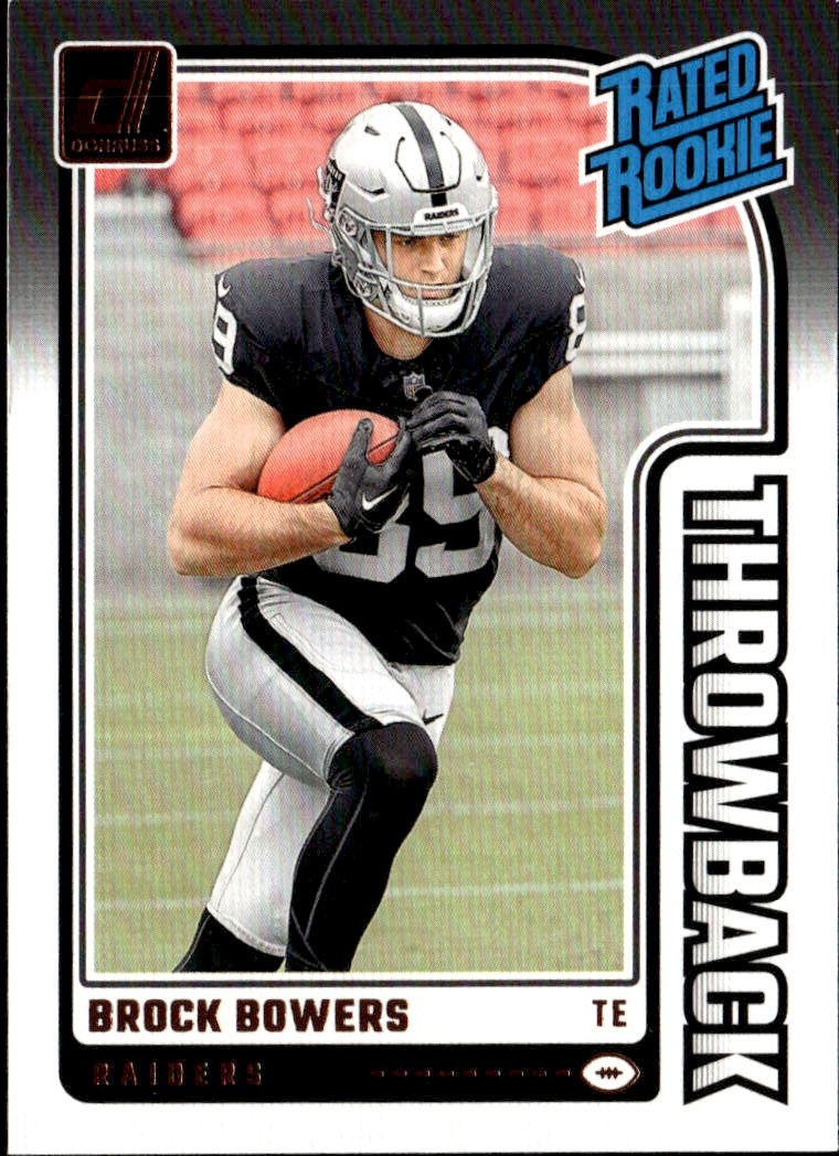 2024 Donruss Brock Bowers graded slab