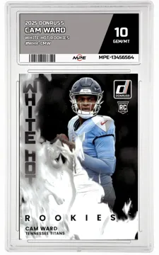 2025 DONRUSS White Hot Rookies #WHR-CMW CAM WARD MPE 10 GEM/MT — graded card up for auction