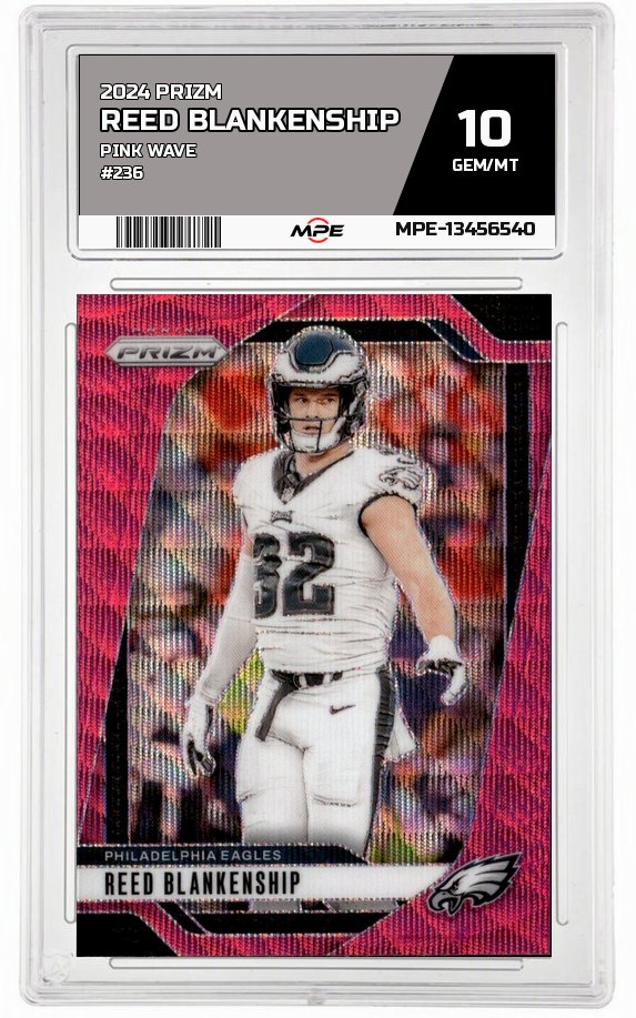 2024 PRIZM PINK WAVE #236 REED BLANKENSHIP MPE 10 GEM/MT — graded card auctioned from the MPE vault