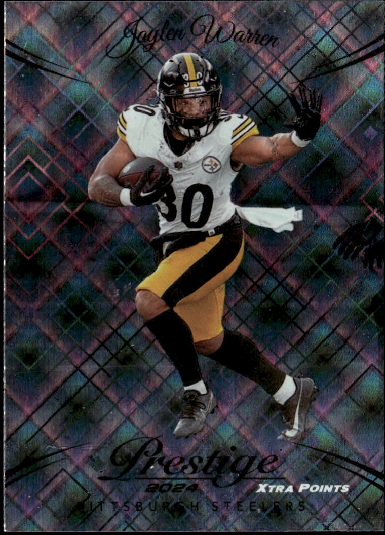 2024 Prestige Jaylen Warren graded slab