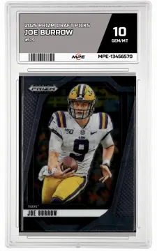 2025 PRIZM DRAFT PICKS #179 JOE BURROW MPE 10 GEM/MT — graded card up for auction