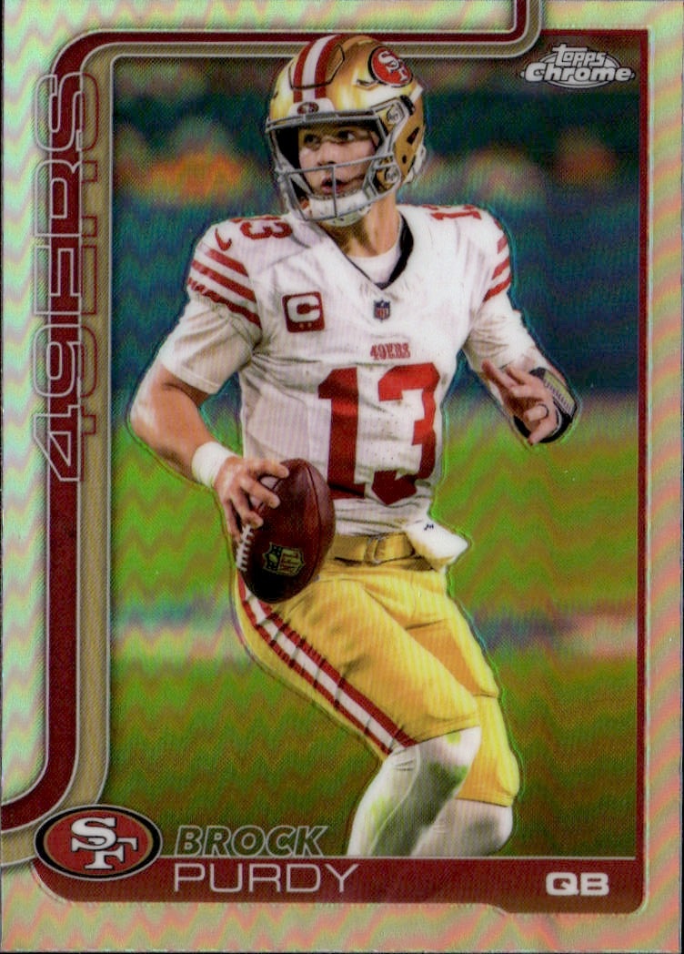 2025 Topps Chrome Brock Purdy graded slab