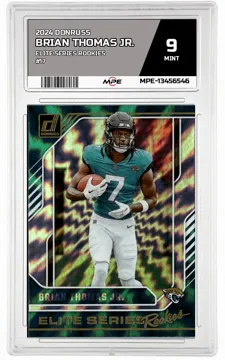 2024 DONRUSS ELITE SERIES ROOKIES #17 BRIAN THOMAS JR. MPE 9 MINT — graded card up for auction