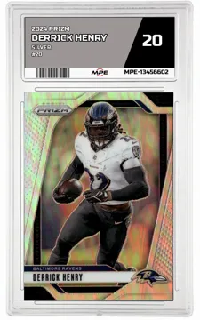 2024 PRIZM SILVER #20 DERRICK HENRY MPE 20 — graded card up for auction