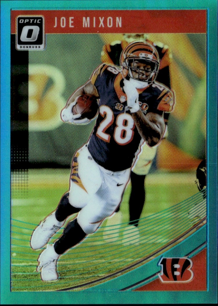 2018 Donruss Optic Joe Mixon graded slab