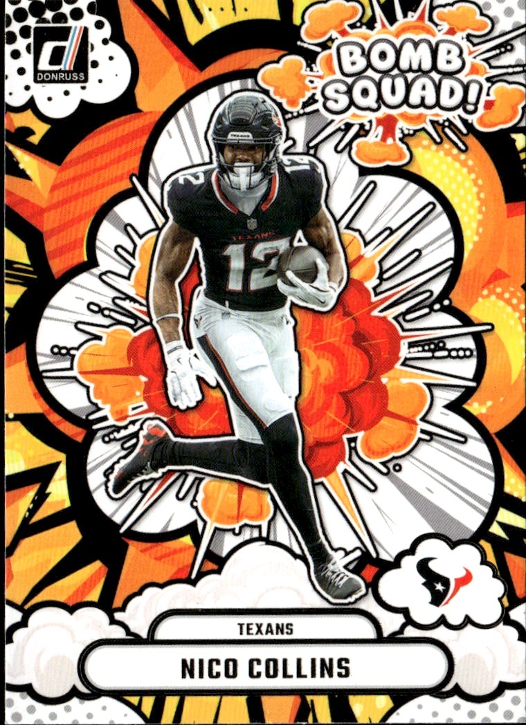 2025 Donruss Nico Collins graded slab