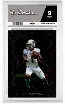 2020 SELECT #45 TUA TAGOVAILOA MPE 9 MINT — graded card up for auction