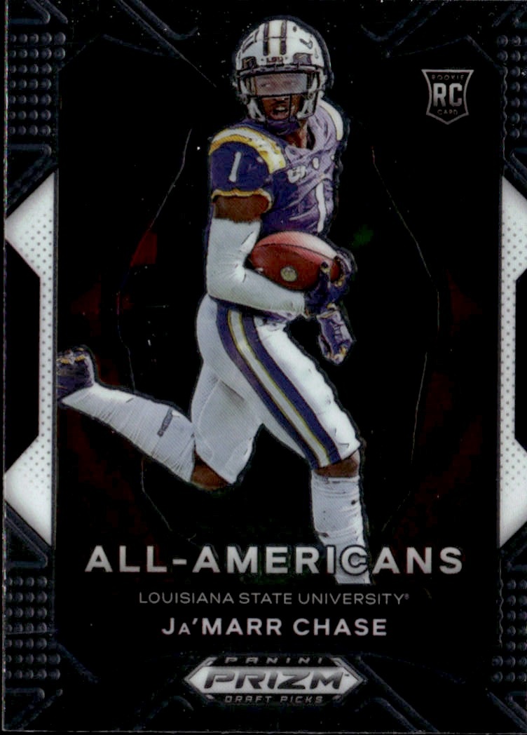 2021 Prizm Draft Picks Ja'Marr Chase graded slab