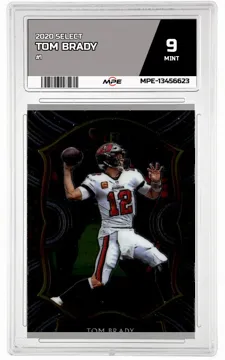 2020 SELECT #1 TOM BRADY MPE 9 MINT — graded card up for auction