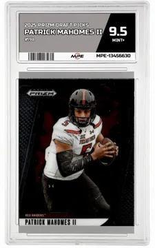2025 PRIZM DRAFT PICKS #198 PATRICK MAHOMES II MPE 9.5 MINT+ — graded card up for auction