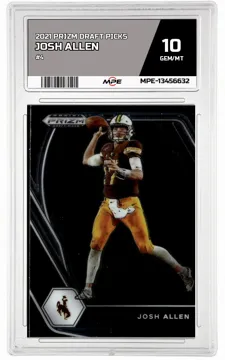 2021 PRIZM DRAFT PICKS #4 JOSH ALLEN MPE 10 GEM/MT — graded card up for auction