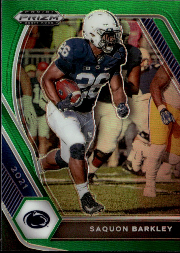 2021 Prizm Draft Picks Saquon Barkley graded slab