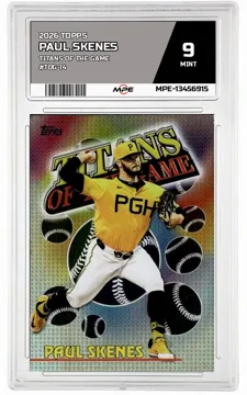 2026 TOPPS TITANS OF THE GAME #TOG-14 PAUL SKENES MPE 9 MINT — graded card up for auction