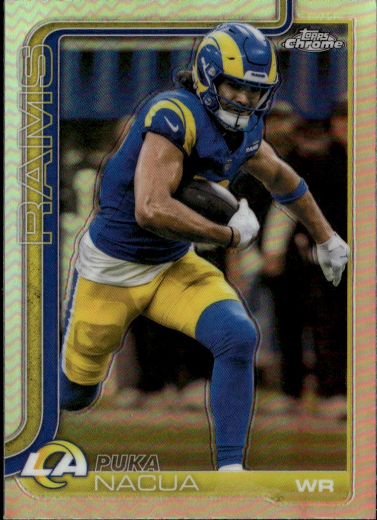 2025 Topps Chrome Puka Nacua graded slab