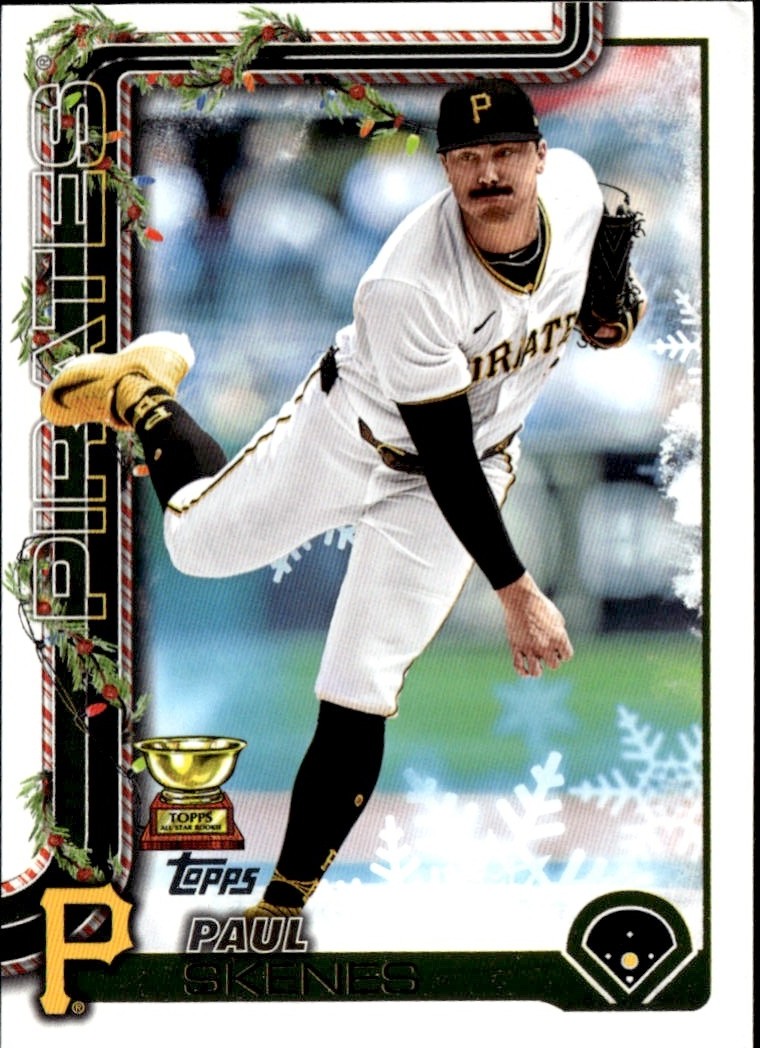 2025 Topps Holiday Paul Skenes graded slab